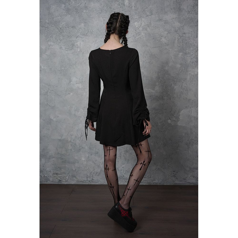 Banned - Serpent Seam Short dress - Black